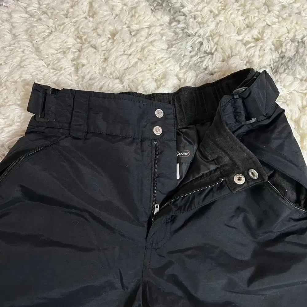 Kids Black Joggers snow
